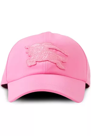 Burberry Men Caps - EKD-appliqué cotton baseball cap - Pink