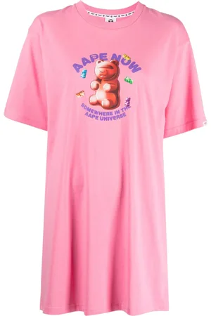 A Bathing Ape Slogan-print jersey T-shirt