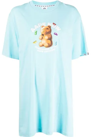 A Bathing Ape Slogan-print jersey T-shirt
