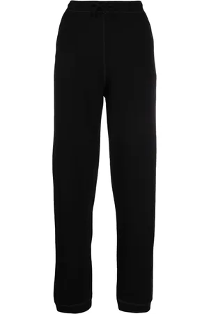 Ganni Embroidered-logo track pants