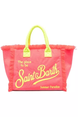 MC2 SAINT BARTH Women Beach Bags - Vanity two-tone beach bag - Pink
