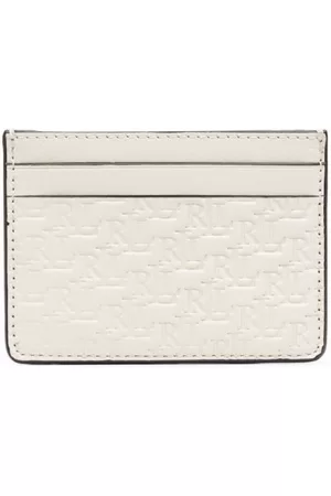 Ralph Lauren Women Wallets - Embossed-logo leather wallet - Neutrals