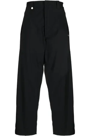 Izzue Logo-plaque straight-leg trousers