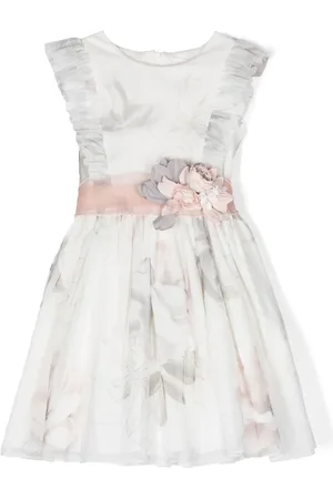 Mimilù Floral-print tulle dress