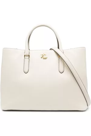 Ralph Lauren Women Tote Bags - Large Marcy leather tote bag - Neutrals