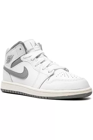 Jordan Kids Boys Sneakers - Jordan 1 Mid sneakers - White