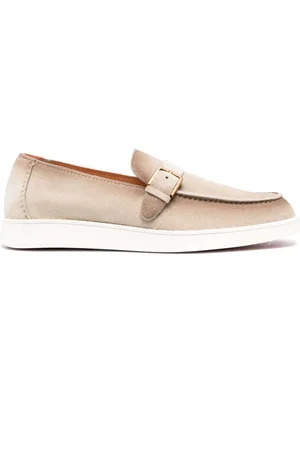 santoni Dread suede loafers