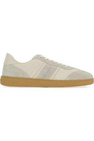 Salvatore Ferragamo Logo-debossed low-top sneakers