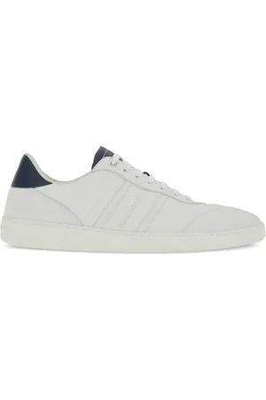 Salvatore Ferragamo Logo-debossed leather sneakers