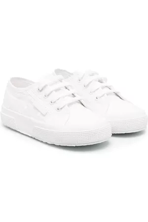 Superga Girls Sneakers - Lace-up cotton sneakers - White