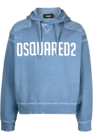 Dsquared2 Logo-print distressed hoodie