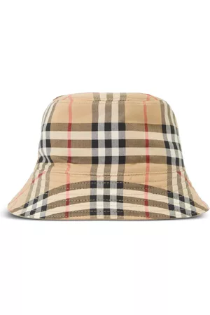 Burberry Girls Accessories - Reversible cotton bucket hat - Neutrals