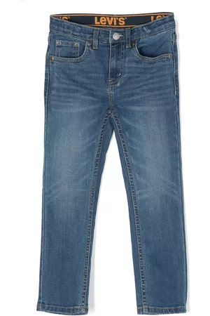 Levi's Straight Jeans - Straight-leg cotton-blend jeans - Blue