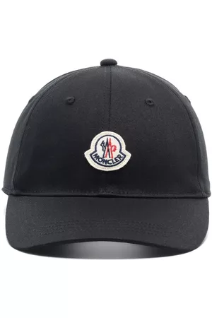 Moncler Men Hats - Embroidered logo baseball hat - Black