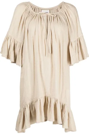 Marant Etoile Ruffled silk dress