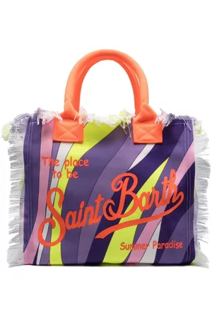 MC2 SAINT BARTH Women Tote Bags - Vanity logo-print tote bag - Purple