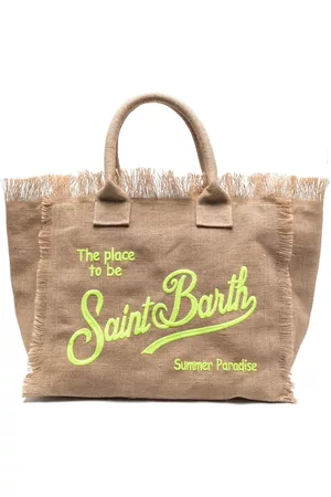 MC2 SAINT BARTH Women Tote Bags - Vanity logo-print tote bag - Neutrals