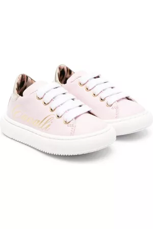 Roberto Cavalli Low Top & Lifestyle Sneakers - Logo-print low-top sneakers - Pink