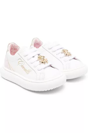 Roberto Cavalli Low Top & Lifestyle Sneakers - Logo-print low-top sneakers - White