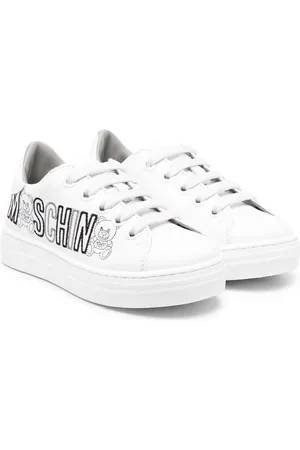 Moschino Teddy logo-stitch sneakers