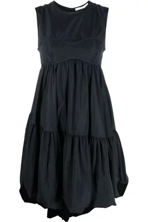 Cecilie Bahnsen Women Sleeveless Dresses - Divya sleeveless balloon dress - Black