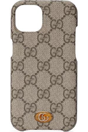 Gucci Men Phones Cases - Ophidia GG Supreme iPhone14 case - 9742 Beige