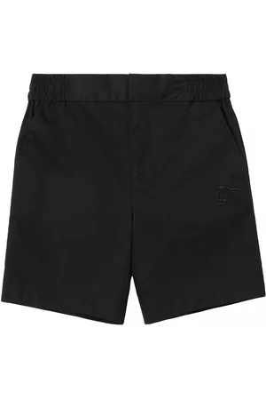 Burberry Shorts - EKD embroidered chino shorts - BLACK