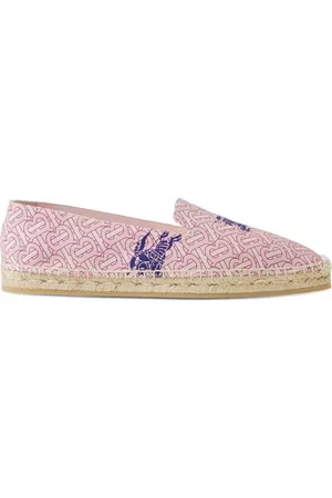 Burberry Women Espadrilles - EKD monogram-print espadrilles - Pink