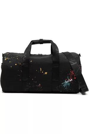Paul Smith Men Luggage - Paint-splatter recycled-nylon holdall - Black