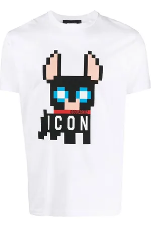 Dsquared2 Icon pixel-print T-shirt