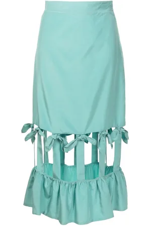 Adriana Degreas Cherry Bomb bow-detail skirt