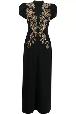 Jenny Packham Women Evening Dresses & Gowns - Dreamland embellished crepe gown - Black