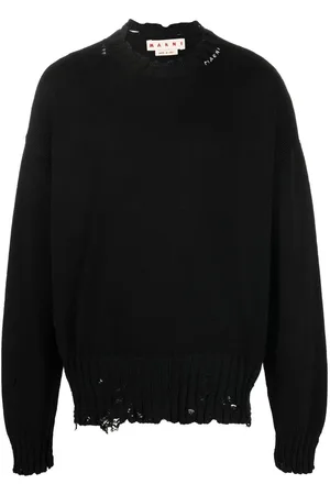 Marni Twisted crew-neck jumper