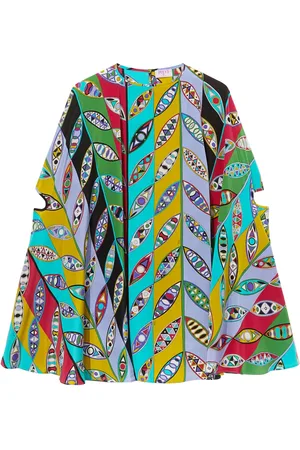 Puccini Girandole-print silk minidress