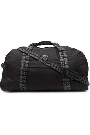 10 CORSO COMO Luggage - Holdall-style logo-strap suitcase - Black