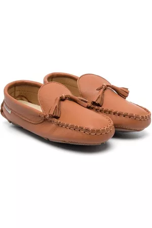 Babywalker Loafers - Tassel-detail leather loafers - Brown