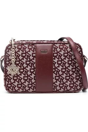 Shoulder bags Dkny - Leather cross body bag with monogram printed