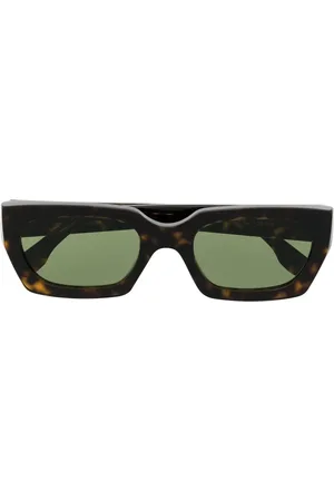 Retrosuperfuture Tortoiseshell-effect rectangular-frame sunglasses