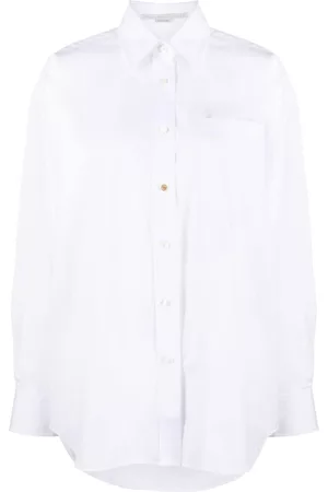 Stella McCartney Women Long Sleeved Shirts - Long-sleeve cotton shirt - White
