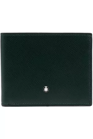 Montblanc Men Wallets - Bi-fold leather wallet - Green