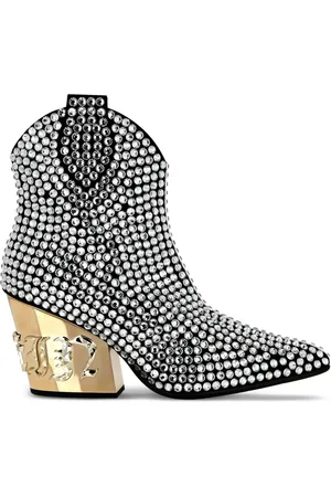 Philipp Plein Stud-embellished 90mm boots