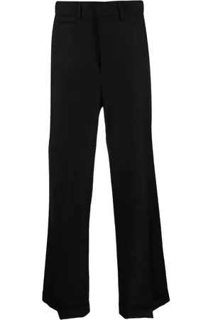 Canaku Men Formal Pants - Wide-leg tailored trousers - Black