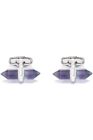 Paul Smith Men Cufflinks - Stone-shaped cufflinks - Silver