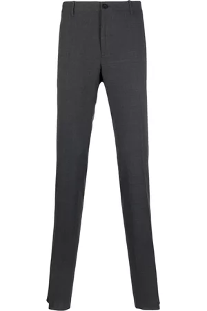 Incotex Men Formal Pants - Slim-cut tailored trousers - Grey