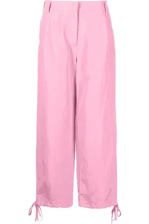 Msgm Drawstrings parachute trousers
