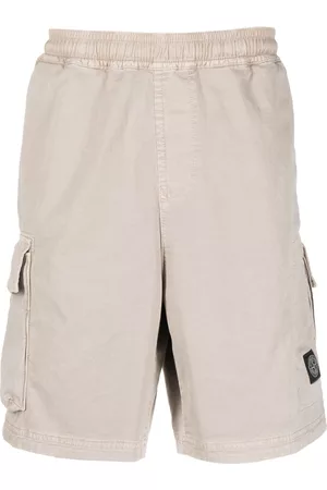 Stone Island Men Shorts - Compass-motif cargo shorts - Neutrals