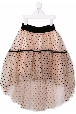 MONNALISA Girls Skirts - Polka-dot tulle skirt - Pink