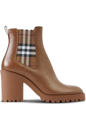 Burberry 70mm Check Chelsea boots