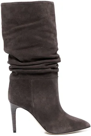PARIS TEXAS 90mm heeled suede boots