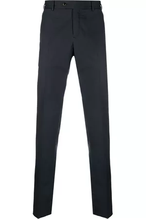 PT Torino Men Skinny Pants - Off-centre skinny-cut trousers - Blue